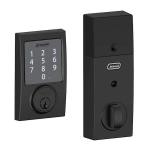 Schlage Century Matte Black Sense Smart Door Lock