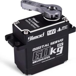 RC Steering Servo 60KG High Torque Brushless Servo,Waterproof Servo Motors,Metal Gear RC