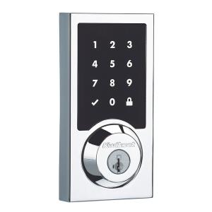 Kwikset - 916 Smart Lock Z-Wave Replacement Deadbolt with App Touchscreen Polished Chrome