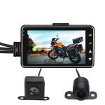 3 Inch LCD Waterproof Motorcycle DVR HD Action Camera Dual Lens