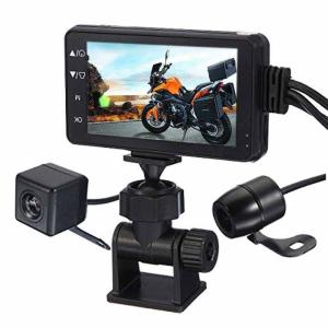 3 Inch LCD Waterproof Motorcycle DVR HD Action Camera Dual Lens