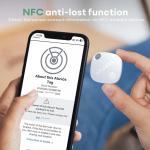 ATUVOS Keys Finder 4 Pack, Smart Bluetooth Tracker Pairs with Apple Find My (iOS Only)